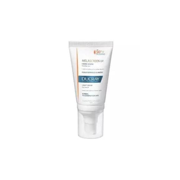 Ducray Melascreen UV, lekki krem ochronny na przebarwienia, skóra normalna i mieszana, SPF 50+, 40 ml - zdjęcie produktu