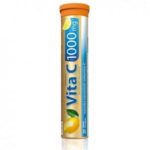 Activlab Pharma Vita C 1000 mg, smak cytrynowy, tabletki musujące, 20 szt. - zdjęcie produktu