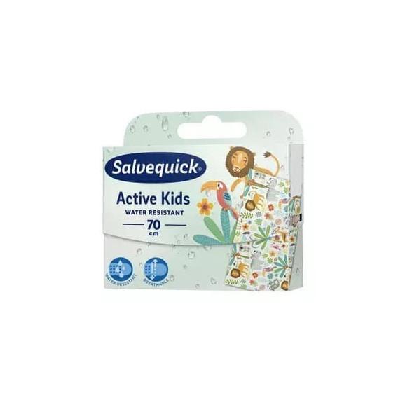 Salvequick Active Kids, plastry z opatrunkiem dla dzieci, wodoodporne, do cięcia, 70 cm, 1 szt. - zdjęcie produktu