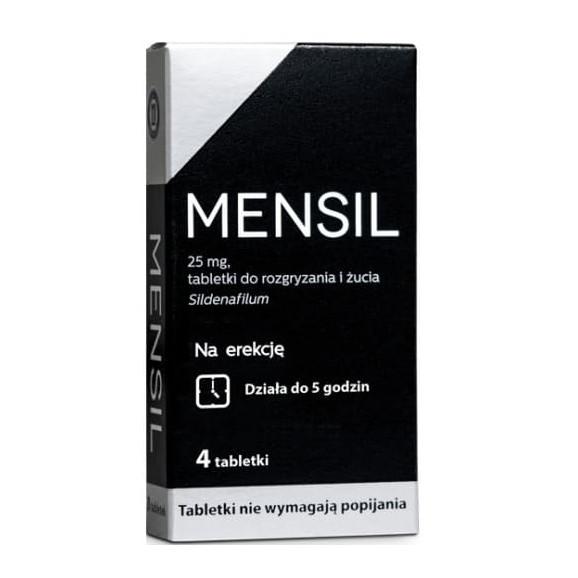 Mensil, 25 mg, tabletki do rozgryzania, żucia, 4 szt. - zdjęcie produktu