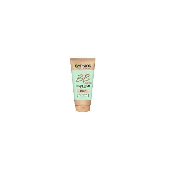 Garnier Hyaluronic Aloe All-In-1 BB Cream, nawilżający krem BB dla każdego typu skóry JASNY, 50 ml - zdjęcie produktu