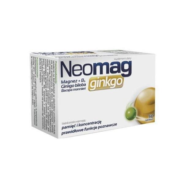 NeoMag Ginko, tabletki, 50 szt. - zdjęcie produktu