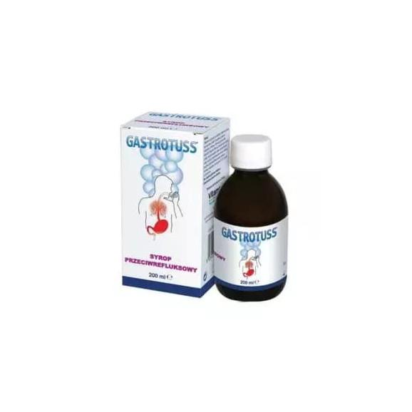 Gastrotuss, syrop przeciwrefluksowy, 200 ml Gastrotuss, syrop przeciwrefluksowy, 200 ml - zdjęcie produktu