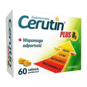 Cerutin Plus D3, tabletki powlekane, 60 szt. - zdjęcie produktu