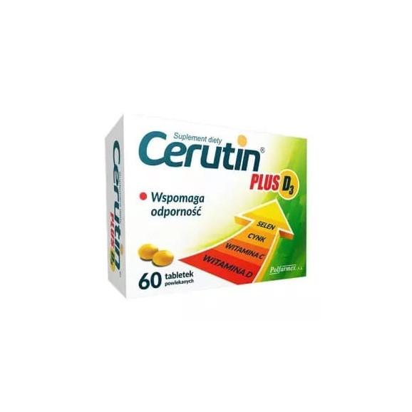 Cerutin Plus D3, tabletki powlekane, 60 szt. - zdjęcie produktu