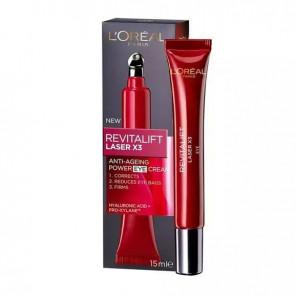 L'Oréal Paris Revitalift Laser X3, przeciwzmarszczkowy krem pod oczy, 15 ml - zdjęcie produktu