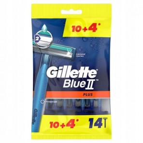 Maszynka jednorazowa Gillette Blue II Plus, 14 szt., 1 opakowanie - zdjęcie produktu