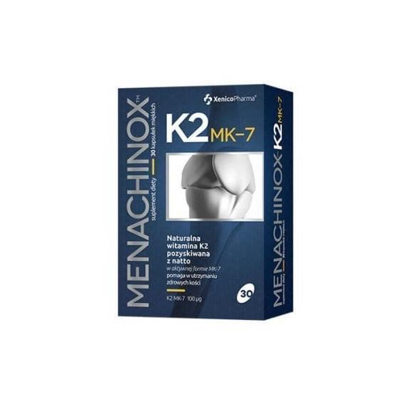 Menachinox K2 MK-7 100 µg, kapsułki miękkie, 30 szt. - zdjęcie produktu