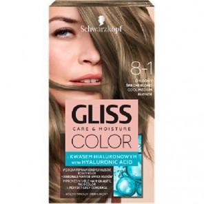 Farba do włosów Gliss Color, Chłodny Średni Blond 8-1, 1 szt. - zdjęcie produktu