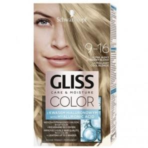 Farba do włosów Gliss Color, Chłodny Blond 9-16, 1 szt. - zdjęcie produktu