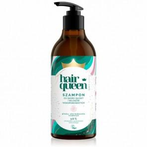 Hair Queen, Szampon do skóry głowy i włosów niskoporowatych, 400 ml - zdjęcie produktu