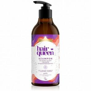 Hair Queen, Szampon do skóry głowy i włosów wysokoporowatych 400 ml - zdjęcie produktu