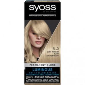 Farba do włosów Syoss Permanent Coloration, Jasny Popielaty Blond 8-5, 1 szt. - zdjęcie produktu