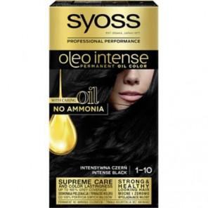 Farba do włosów Syoss Oleo Intense, Intensywna Czerń 1-10, 1 szt. - zdjęcie produktu