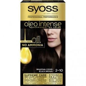 Farba do włosów Syoss Oleo Intense, Brązowa Czerń 2-10, 1 szt. - zdjęcie produktu