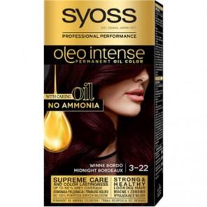 Farba do włosów Syoss Oleo Intense, Winne Bordo 3-22, 1 szt. - zdjęcie produktu