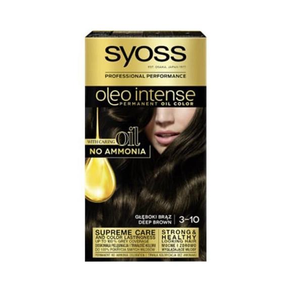 Farba do włosów Syoss Oleo Intense, Głęboki Brąz 3-10, 1 szt. - zdjęcie produktu