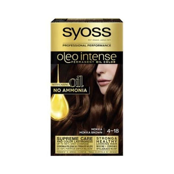 Farba do włosów Syoss Oleo Intense, Mokka 4-18, 1 szt. - zdjęcie produktu