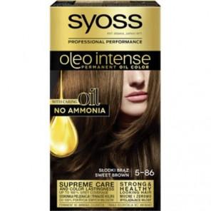 Farba do włosów Syoss Oleo Intense, Słodki Brąz 5-86, 1 szt. - zdjęcie produktu