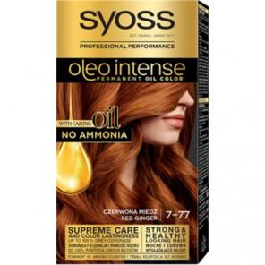 Farba do włosów Syoss Oleo Intense, Czerwona Miedź 7-77, 1 szt. - zdjęcie produktu