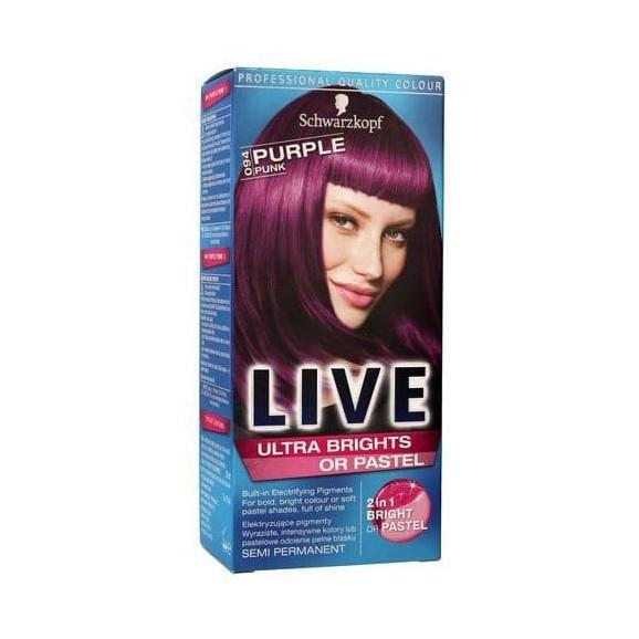 Farba do włosów Schwarzkopf Live, Purpurowy Punk 094, 1 szt. - zdjęcie produktu