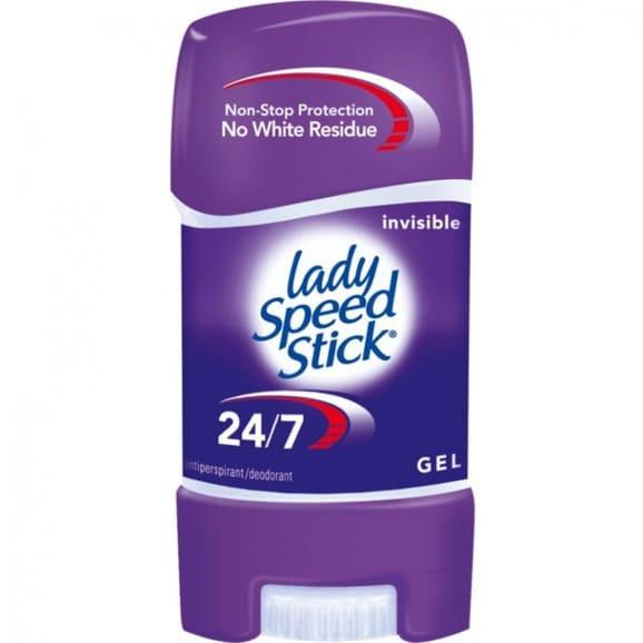 Lady Speed Stick, Invisible 24/7, antyperspirant w żelu dla kobiet, 65 g - zdjęcie produktu
