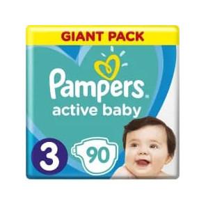  Pampers Active Baby GP, pieluszki, rozmiar 3, 90 szt. - zdjęcie produktu