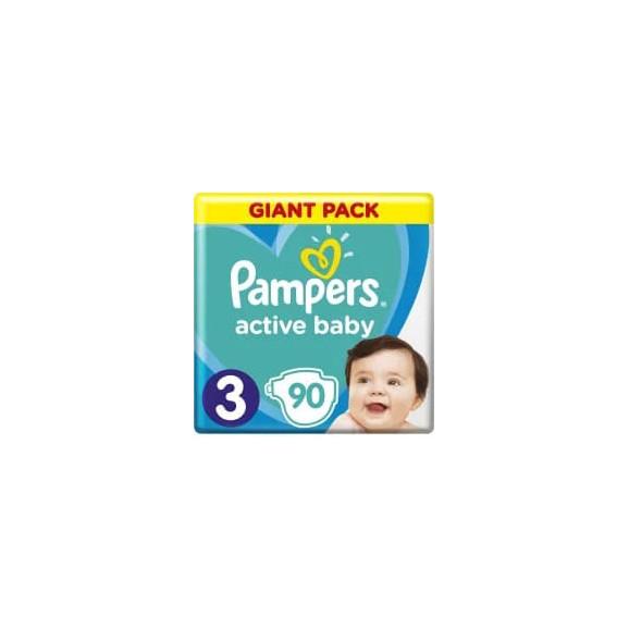  Pampers Active Baby GP, pieluszki, rozmiar 3, 90 szt. - zdjęcie produktu