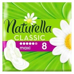 Podpaski ze skrzydełkami, Naturella Classic Maxi, 8 szt. - zdjęcie produktu