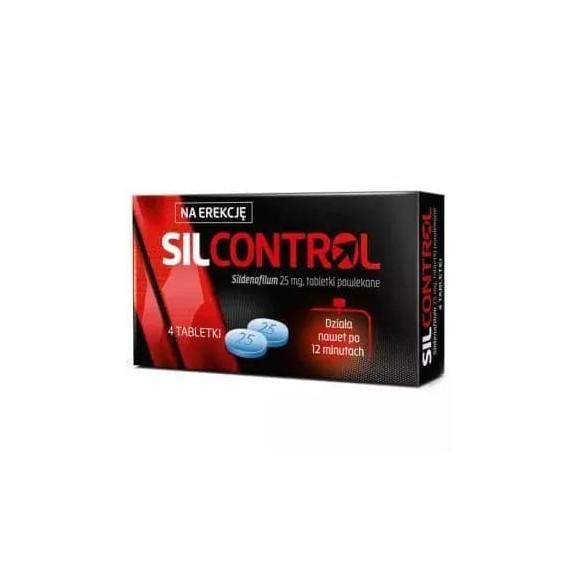 Silcontrol, 25 mg, tabletki powlekane, 4 szt. - zdjęcie produktu
