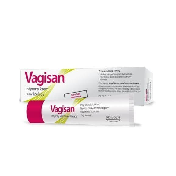 Vagisan, intymny krem nawilżający, 25 g - zdjęcie produktu