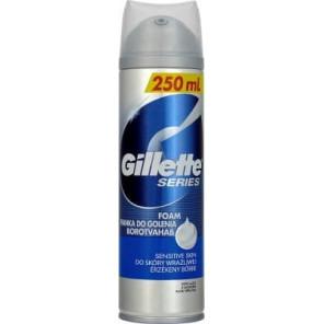 Gillette Series Sensitive, Pianka Do Golenia, 250 ml - zdjęcie produktu
