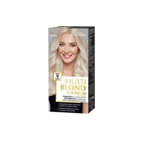 Joanna Multi Blond Platinum, rozjaśniacz do całych włosów, 9 tonów, 1 szt. - zdjęcie produktu