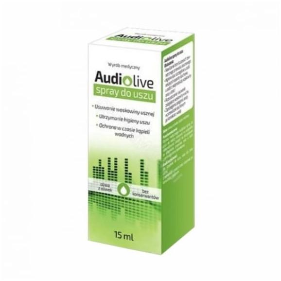 Audiolive, spray do uszu, 15 ml - zdjęcie produktu