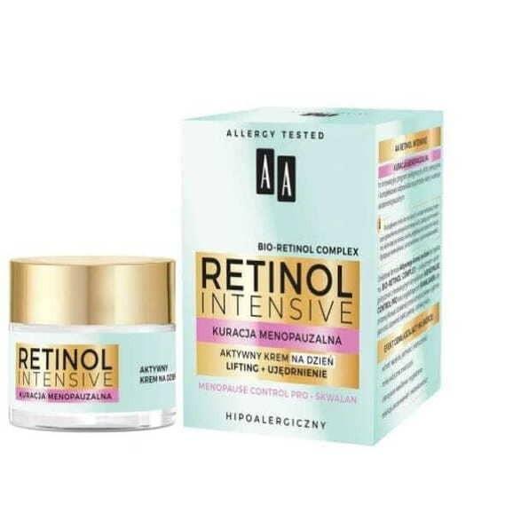 AA Retinol Intensive Kuracja Menopauzalna, aktywny krem na dzień, Lifting+Ujędrnienie, 50 ml - zdjęcie produktu