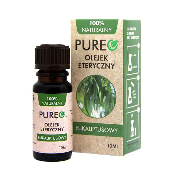 Pureo, naturalny olejek eteryczny eukaliptusowy, 10ml - zdjęcie produktu