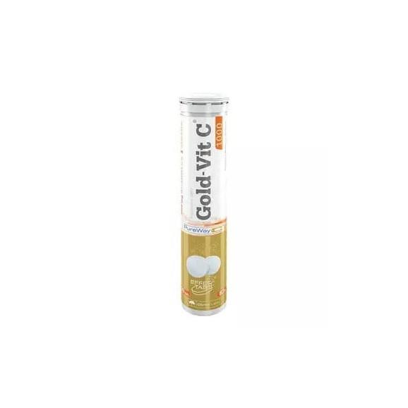 Olimp, Gold-Vit C, 2000 mg, smak pomarańczowy, 20 tabl. musujących - zdjęcie produktu