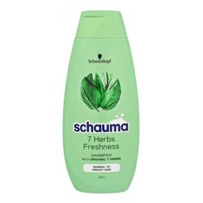 Schauma 7 Herbs Freshness, szampon do włosów przetłuszczających się, 400 ml - zdjęcie produktu
