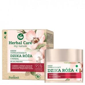 Farmona Herbal Care Dzika Róża, krem odmładzający do skóry dojrzałej, na dzień i na noc, 50 ml - zdjęcie produktu