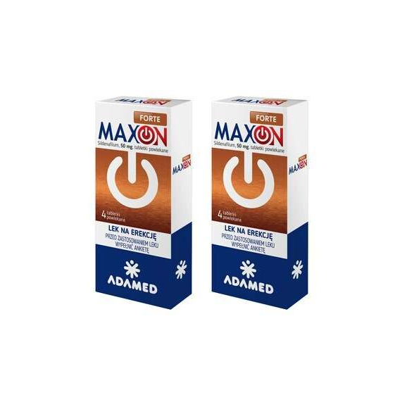 Maxon Forte, 50mg, tabletki powlekane, 8 szt. - zdjęcie produktu