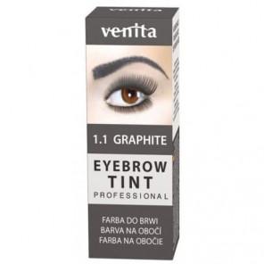 Venita Professional Eyebrow Tint, farba do brwi w proszku, grafit, 1 szt. - zdjęcie produktu