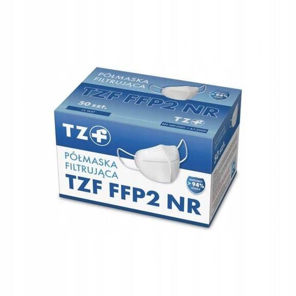 Maseczka chirurgiczna, FFP2 TZF Certyfikowana, kartonik, 50 szt. - zdjęcie produktu