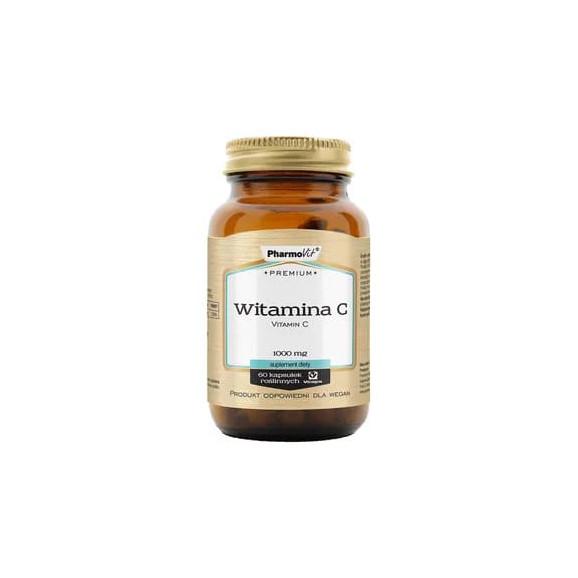 PharmoVit Premium, Witamina C 1000 mg, kapsułki, 60 szt. - zdjęcie produktu