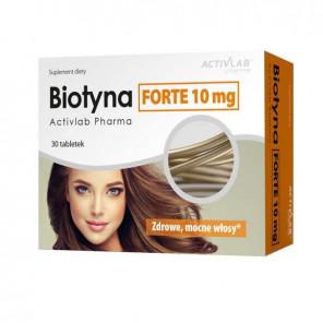 Biotyna Forte 10 mg Activlab Pharma, 30 tabletek - zdjęcie produktu