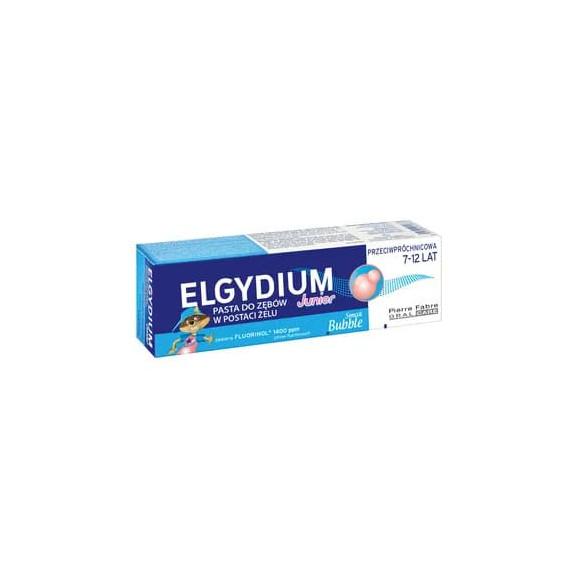 Elgydium Junior, pasta do zębów bubble, 50 ml - zdjęcie produktu