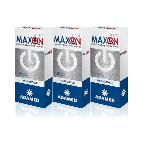 Maxon Active, 25 mg, tabletki powlekane, 24 szt. - zdjęcie produktu