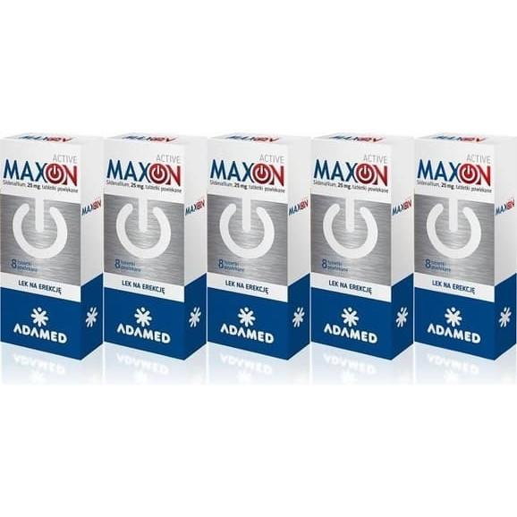 Maxon Active, 25 mg, tabletki powlekane, 40 szt. - zdjęcie produktu