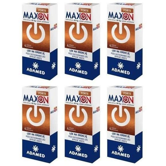 Maxon Forte, 50 mg, tabletki powlekane, 24 szt. Maxon Forte, 50 mg, tabletki powlekane, 24 szt. - zdjęcie produktu