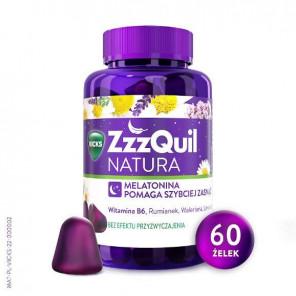 ZzzQuil Natura, żelki z melatoniną, 60 szt. - zdjęcie produktu