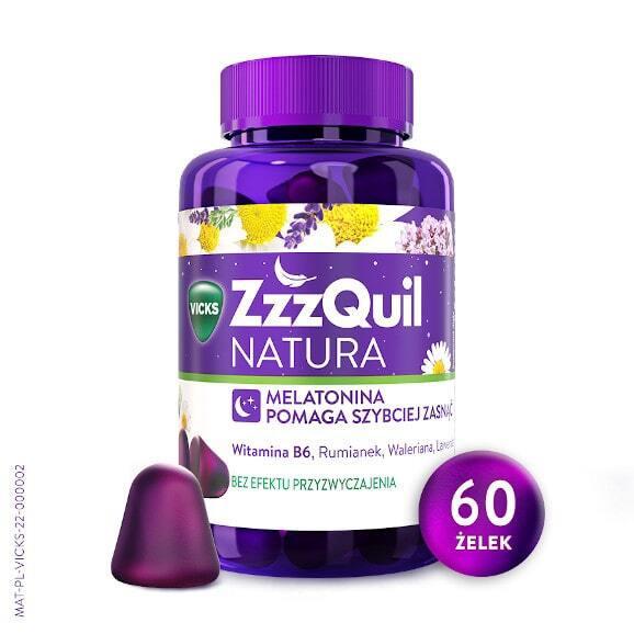 ZzzQuil Natura, żelki z melatoniną, 60 szt. - zdjęcie produktu